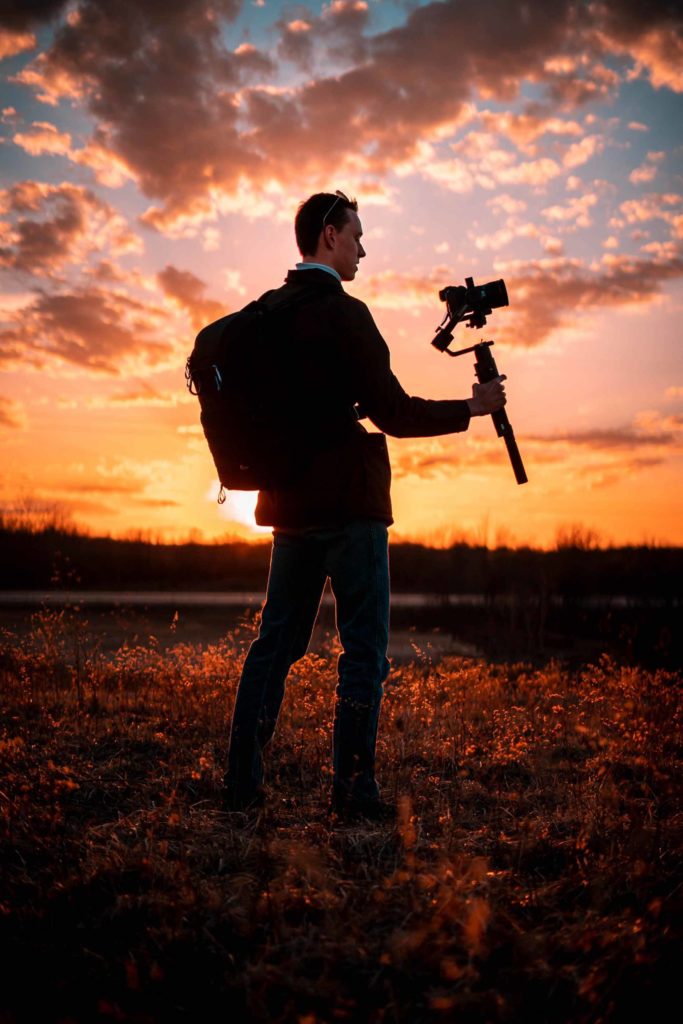 Indiana University Creative Portrait Photo Photography Brandon Woeful Neon Lights Light Colorful Bokeh Model Glasses Reflection Cinematic Teal Orange Golden Hour Photo Photographer